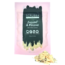 Load image into Gallery viewer, Scrubba Body Coconut & Hibiscus Salt Body Scrub