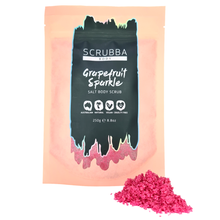 Load image into Gallery viewer, Scrubba Body Grapefruit Sparkle Salt Body Scrub