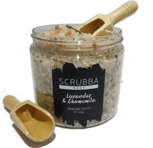 Load image into Gallery viewer, Scrubba Body Lavender & Chamomile Bath Soaking Salts