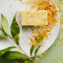 Load image into Gallery viewer, Scrubba Body Lemon Myrtle, Calendula & Yellow Clay Natural Handmade Soap