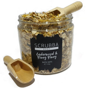 Scrubba Body Cedarwood + Ylang Ylang Bath Oats Soak