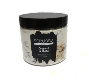 Scrubba Body Coconut & Rose Bath Milk Soak