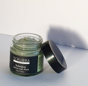 Scrubba Body Detoxifying Green Clay Face Mask