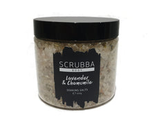 Load image into Gallery viewer, Scrubba Body Lavender &amp; Chamomile Bath Soaking Salts
