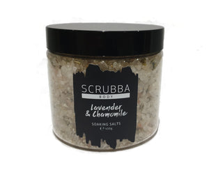 Scrubba Body Lavender & Chamomile Bath Soaking Salts