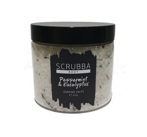 Scrubba Body Peppermint & Eucalyptus Bath Soaking Salts